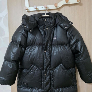 캉골 키즈 블랙 덕다운 패딩 130