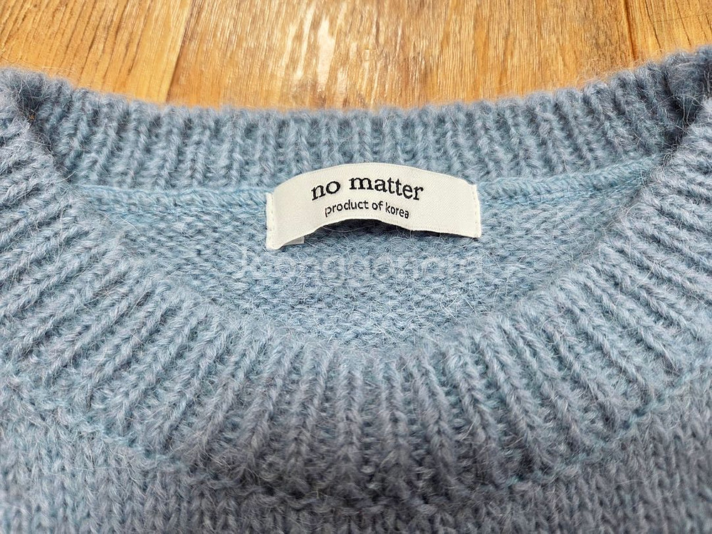 노매럴(no matter) 니트 프리사이즈 새상품--4