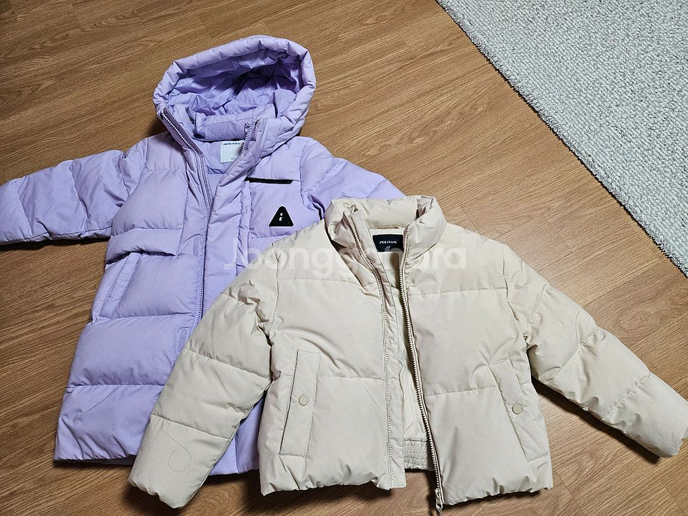 네파 키즈 여아 롱패딩(미들) 120, 폴햄 130--0