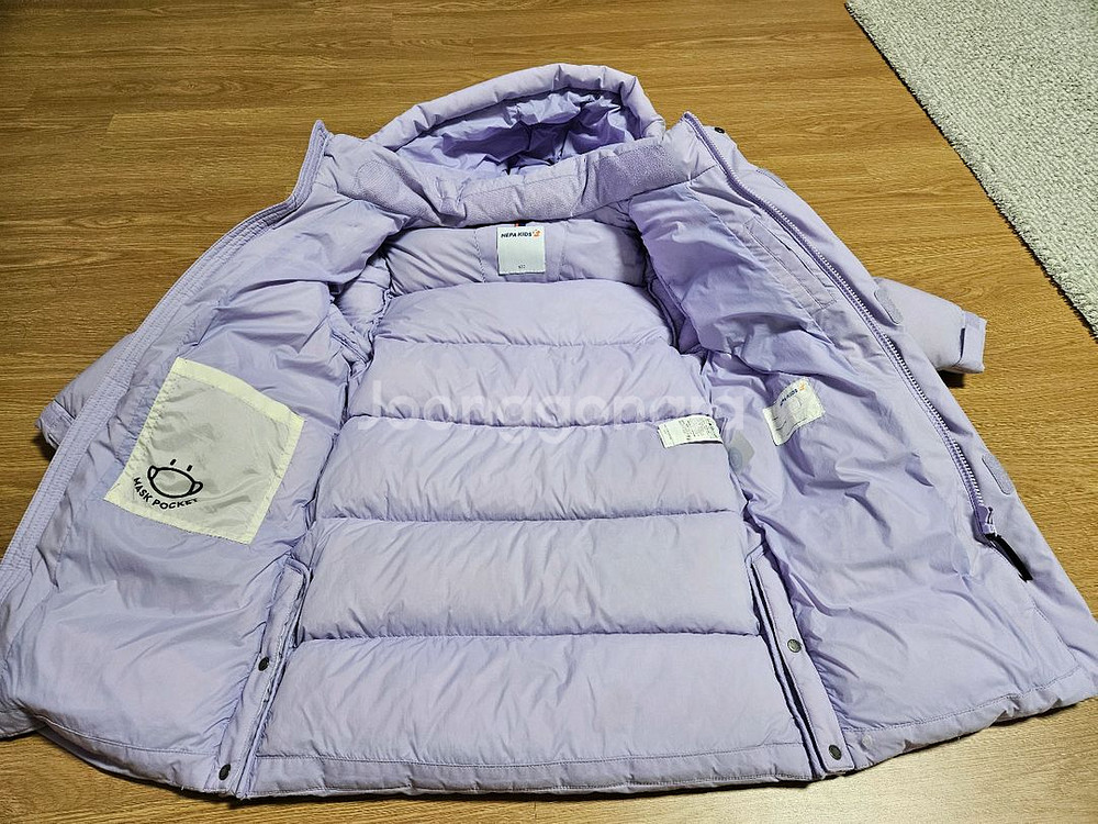 네파 키즈 여아 롱패딩(미들) 120, 폴햄 130--1