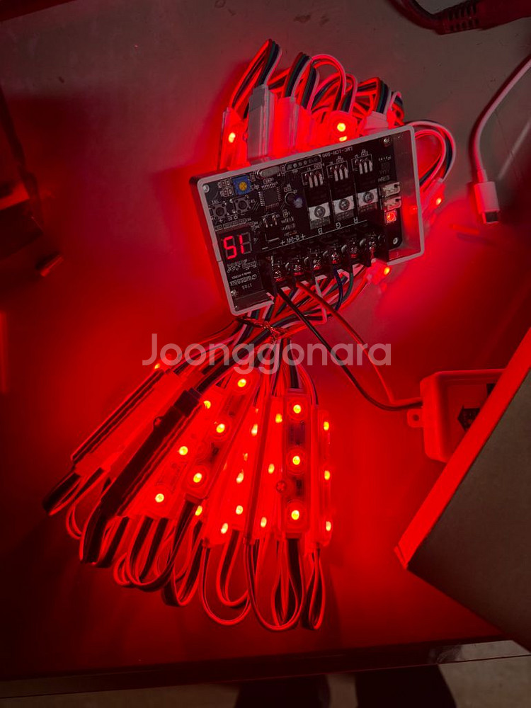 LED RGB 조명 세트 새상품--4