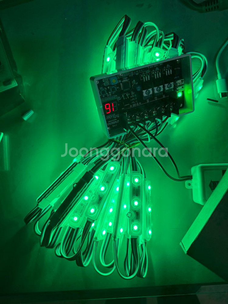 LED RGB 조명 세트 새상품--3