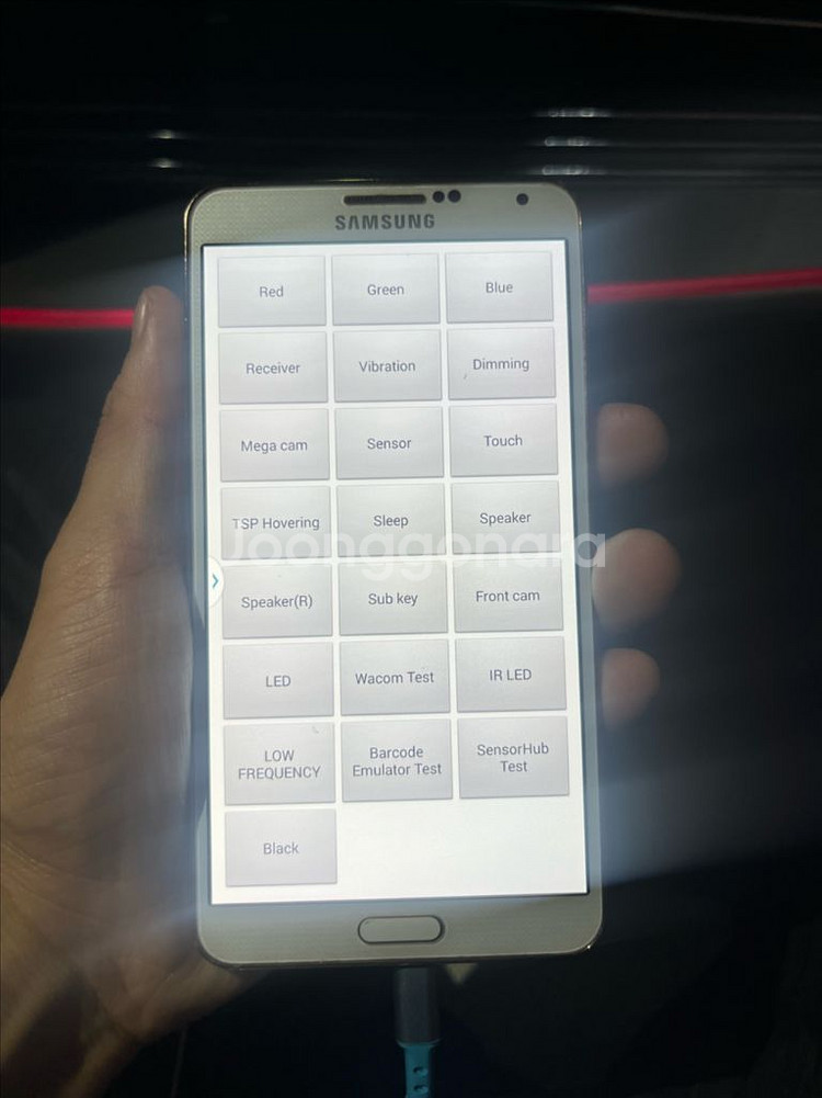 삼성 갤럭시 노트3 a급무잔상팝니다.--1