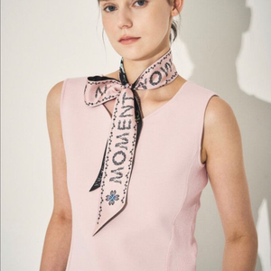 한섬 마인 실크 프린티드 스카프