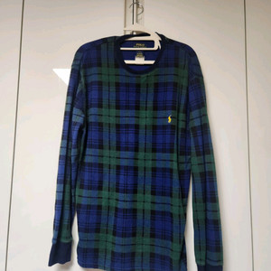 폴로 랄프로렌 체크 긴팔 티셔츠