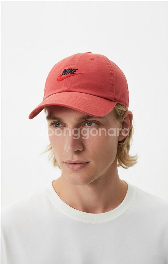 NIKE 나이키 레어 헤리티지86 체리블라썸 핑크 퓨추라 볼캡 남녀공용 모자 운동 헬스 여행 런닝 러닝 캡 햇--1