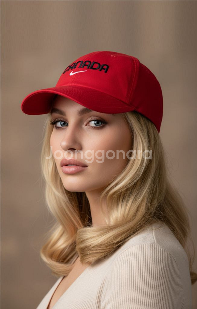 NIKE 나이키 빈티지 초레어 퓨추라 캐나다 레드 볼캡 모자 운동 헬스--1