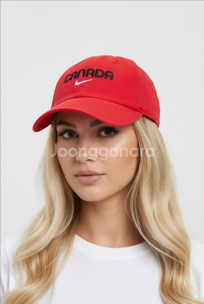 NIKE 나이키 빈티지 초레어 퓨추라 캐나다 레드 볼캡 모자 운동 헬스--5