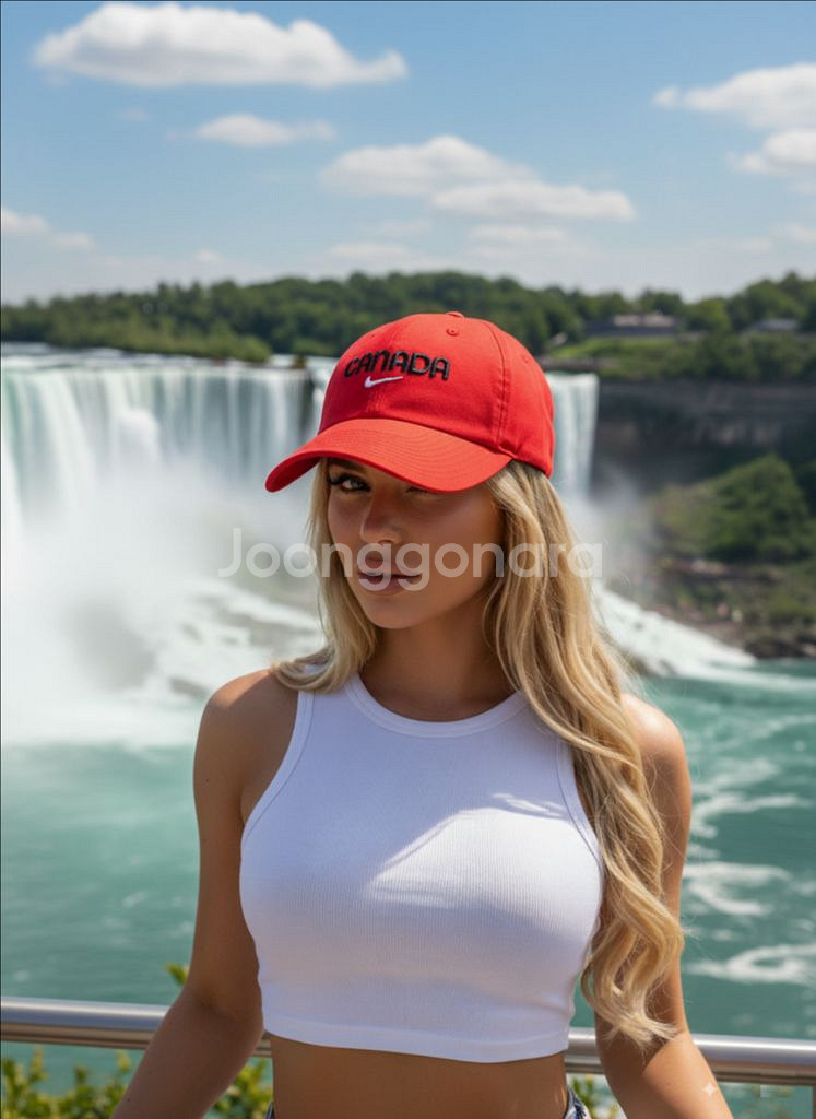 NIKE 나이키 빈티지 초레어 퓨추라 캐나다 레드 볼캡 모자 운동 헬스--8