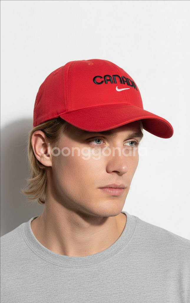 NIKE 나이키 빈티지 초레어 퓨추라 캐나다 레드 볼캡 모자 운동 헬스--7