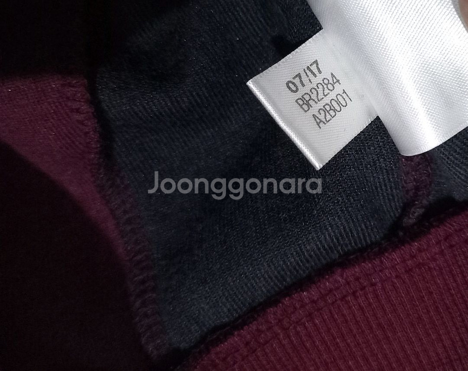 아디다스 희귀 벨벳 버건디 핑크 트랙탑 저지 져지집업110--6