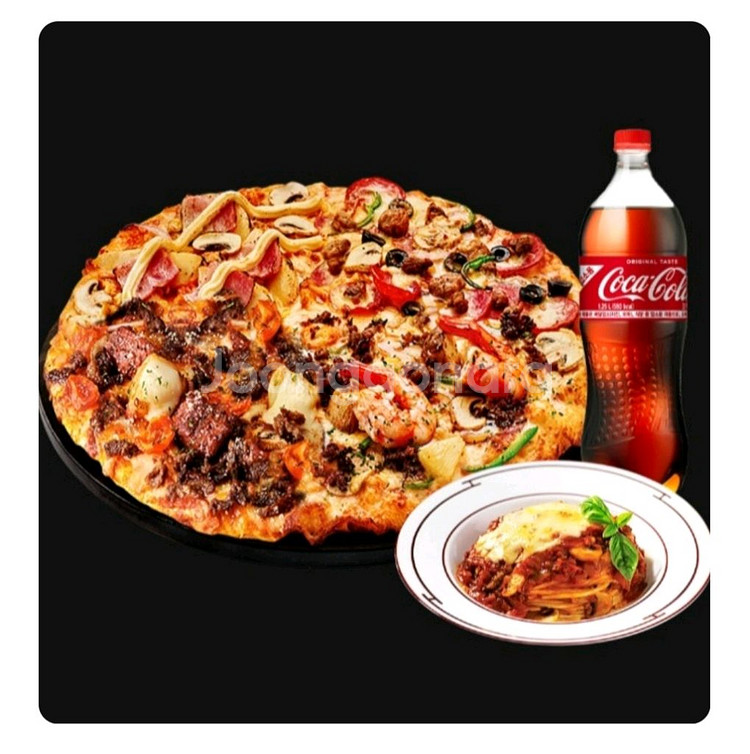 도미노피자 (포테이토피자 리얼불고기 블랙타이거슈림프 베스트콰트로 와일드웨스트 손흥민피자 우리고구마피자 슈퍼슈프림피자--0