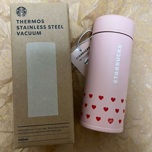 스타벅스 비마인 핑크 jog 보온병