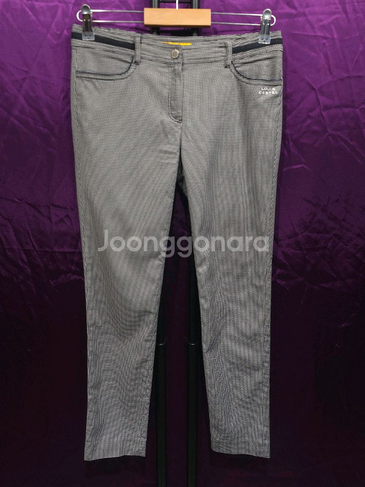 +무료배송+루이까스텔 골프 잔패턴 바지 26--0