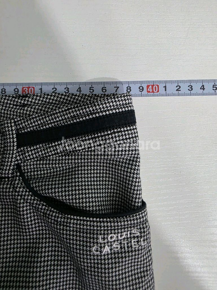 +무료배송+루이까스텔 골프 잔패턴 바지 26--3