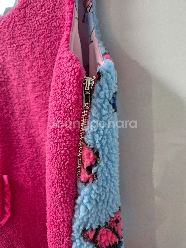 베베베베 로즈 원피스+리버시블코트xl--6