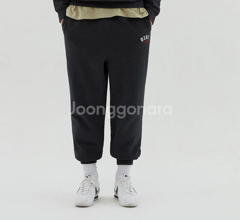 조거팬츠 차콜S 새상품--1