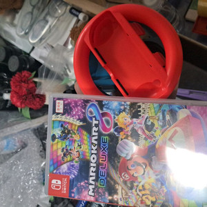 닌텐도 스위치 마리오카트8 디럭스 휠2개 포함