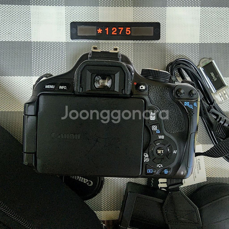 캐논 EOS 600D 디지털카메라 가방 세트--3