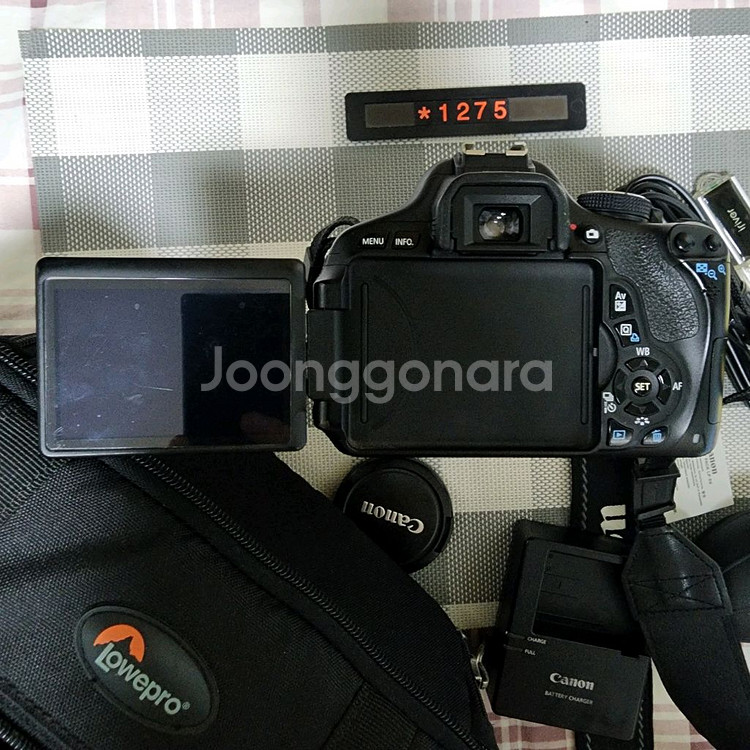 캐논 EOS 600D 디지털카메라 가방 세트--4