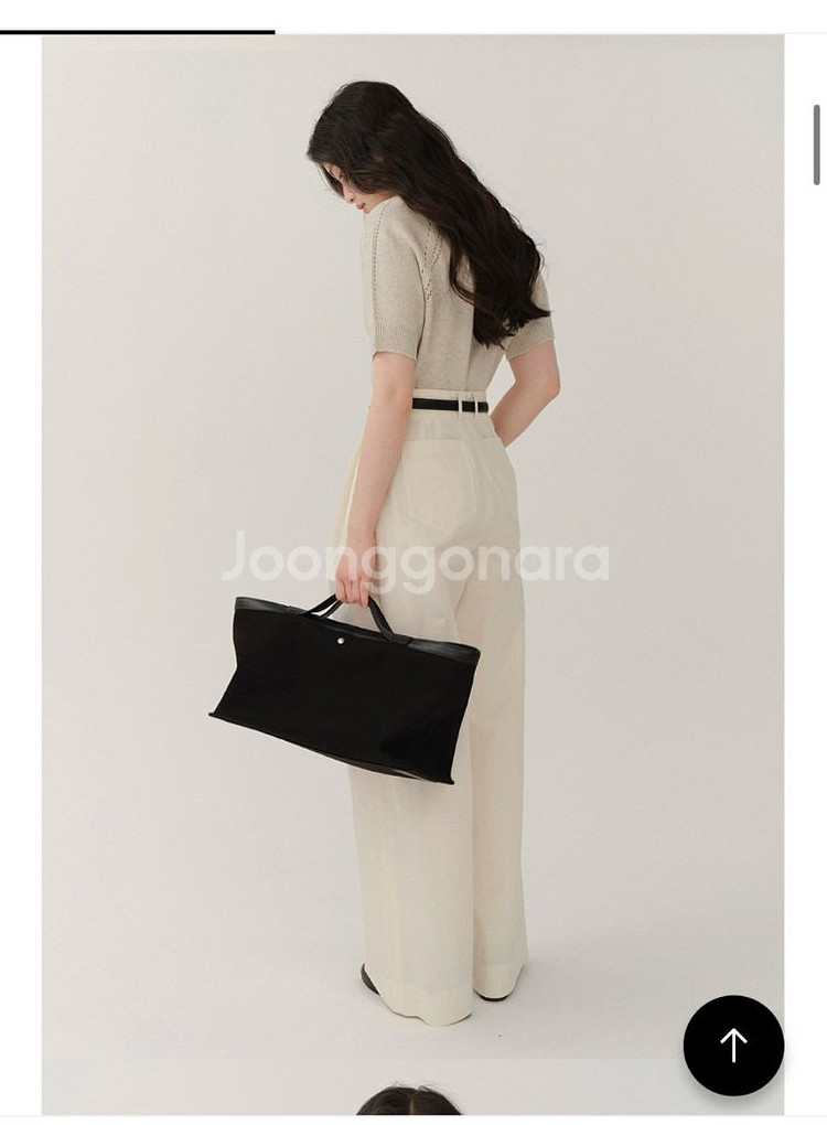 킨더살몬 캔버스 토트백 (택포)--0