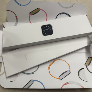 애플워치6 44mm 실버 GPS 리퍼 배터리효율 100%