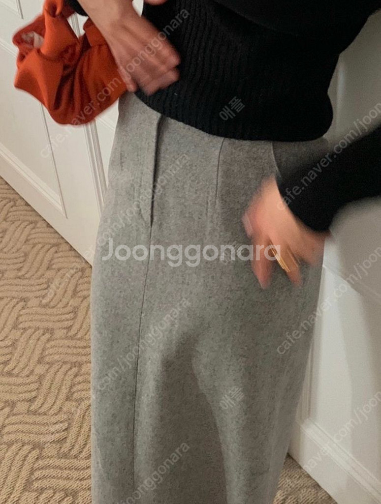 CTD 커넥팅더닷 파크투 라인롱스커트--0