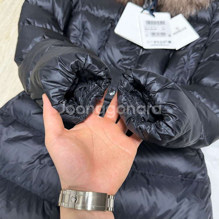 [새상품/풀구성] 23~24FW 몽클레어 보에딕 여성패딩 폭스퍼 블랙 0사이즈--7