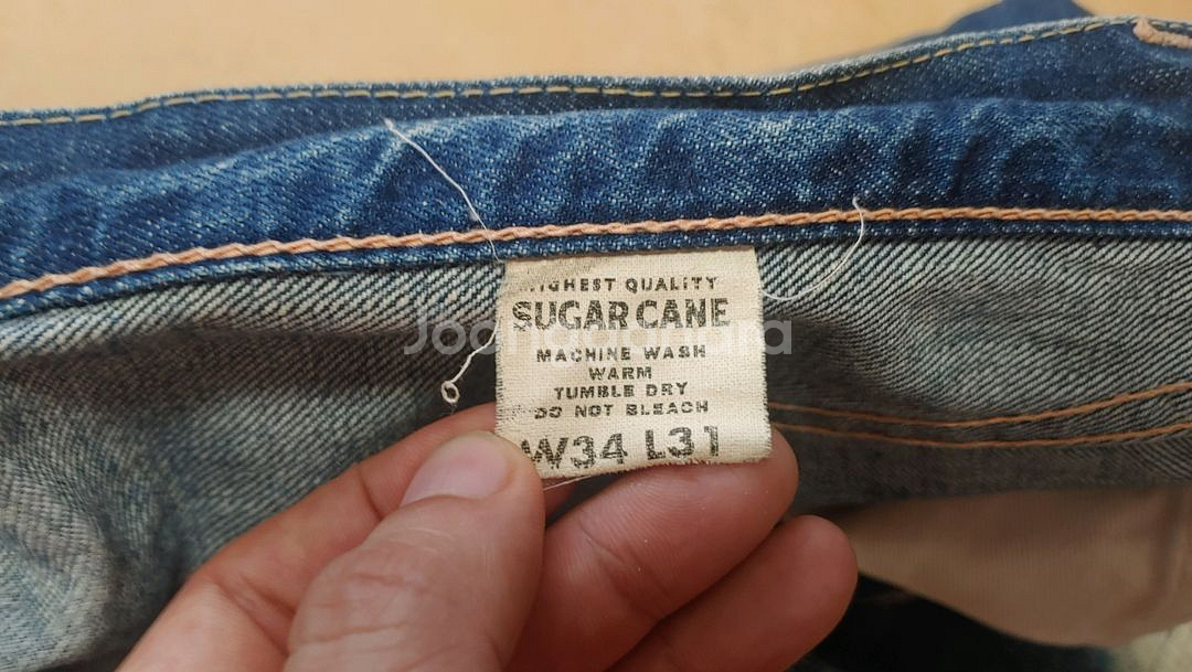 슈가케인(SUGAR CANE) 가공 데님진--4