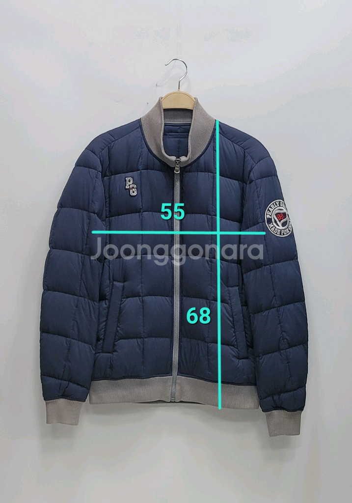 PEARLYGATES 파리게이츠 사각 퀼팅 구스 패딩 / 남 4 (95)--9