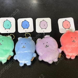 나가노마켓 성수 한국한정 농담곰키링 렌티 큘러 홀로그램 특전 포카 미사용 새상품