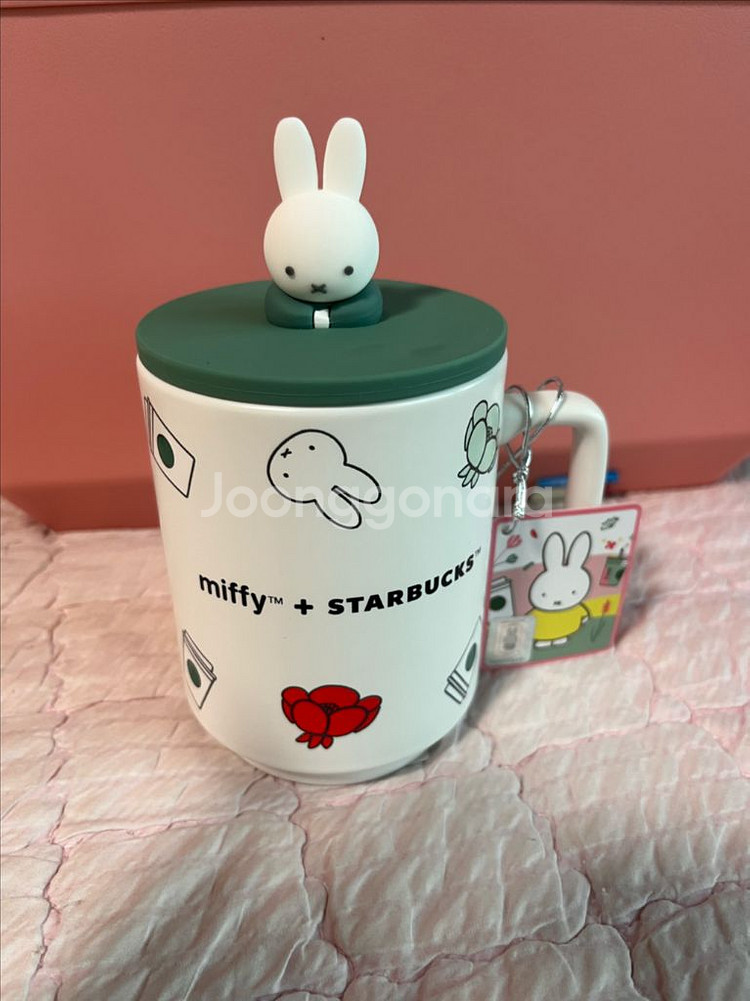 스타벅스 포에버 미피 피규어 머그 355ml--0