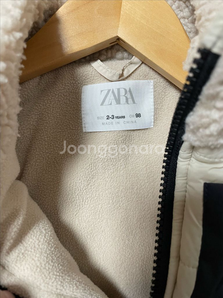 자라 키즈 뽀글이점퍼 2-3y--1