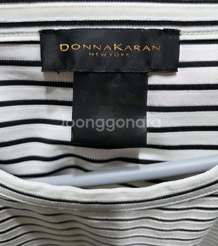 도나카란 뉴욕 스트라이프 셔링 티셔츠--1
