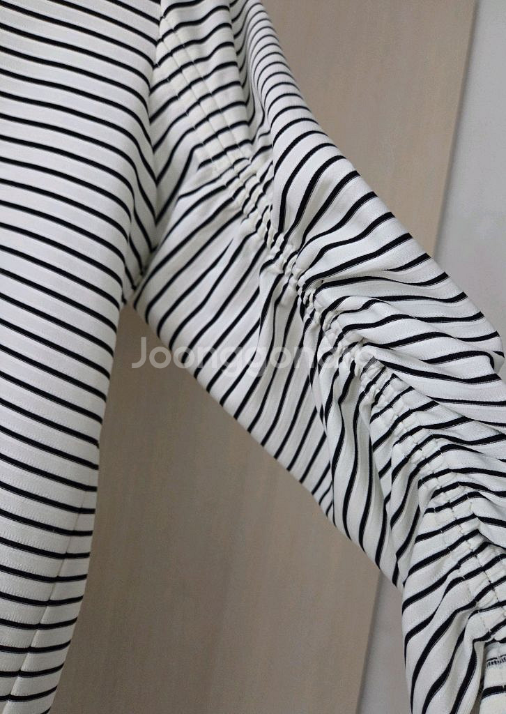 도나카란 뉴욕 스트라이프 셔링 티셔츠--2