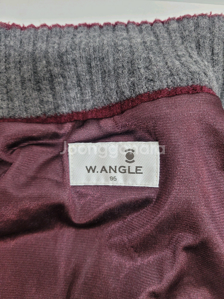 W.ANGLE 와이드앵글 방풍 니트 집업 베스트 / 남 95--6
