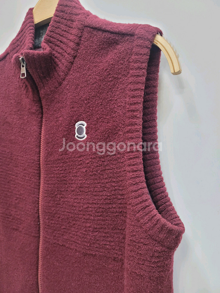 W.ANGLE 와이드앵글 방풍 니트 집업 베스트 / 남 95--2