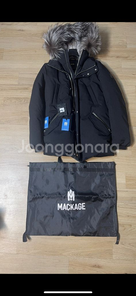 맥케이지 에드워드 실버퍼 패딩 36사이즈--1