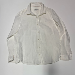 빈폴 beanpole 아마 린넨 화이트 긴팔 셔츠 L