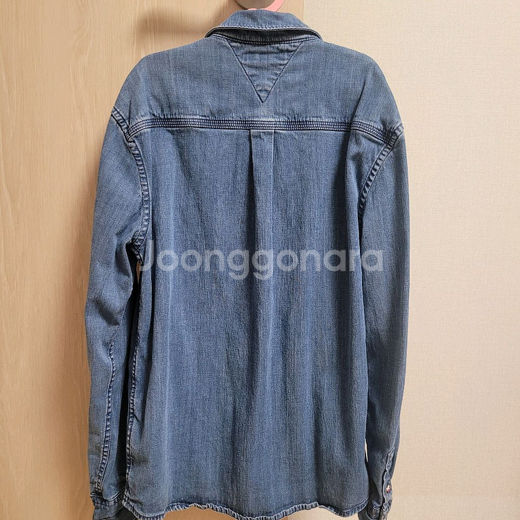 타미힐피거 데님 셔츠 남방 12사이즈--1