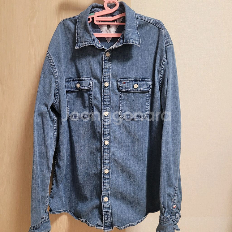 타미힐피거 데님 셔츠 남방 12사이즈--0