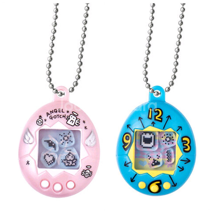 반다이 다마고치 쉐이커 샤카샤카 참 키링 가챠 캡슐토이 미니어처 쿠리텐 마루치--0