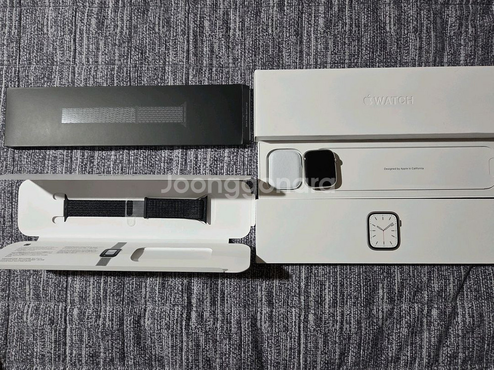 애플워치7 스테인리스 실버 45mm--0
