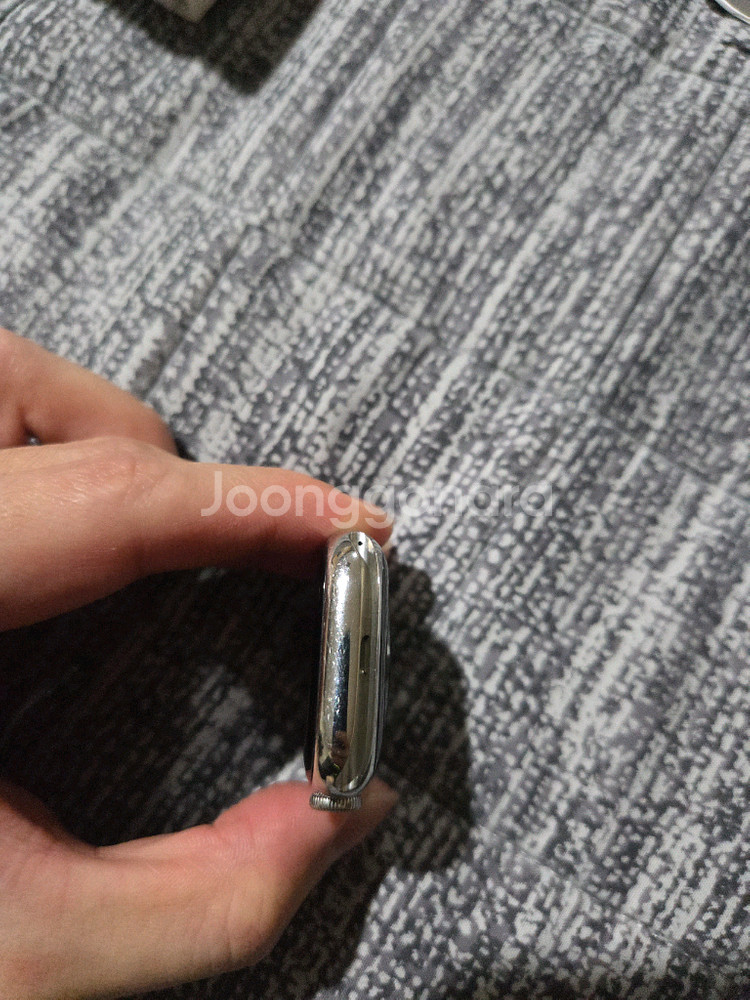 애플워치7 스테인리스 실버 45mm--4