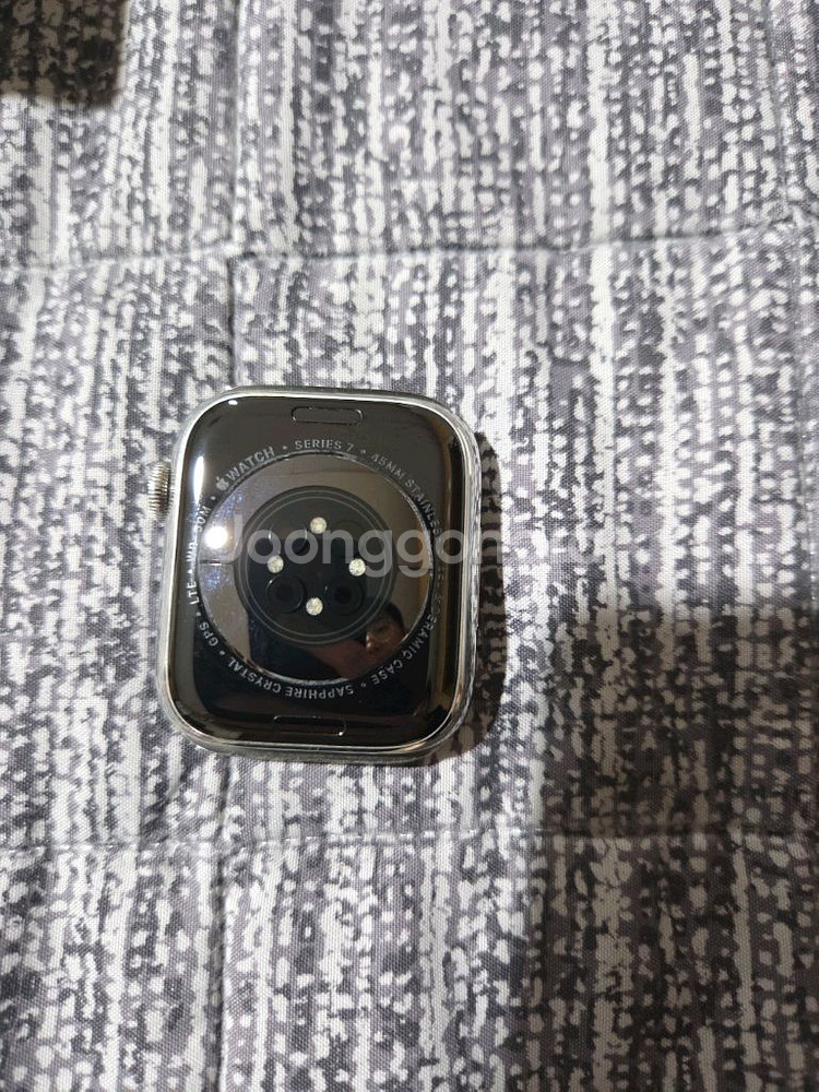 애플워치7 스테인리스 실버 45mm--8