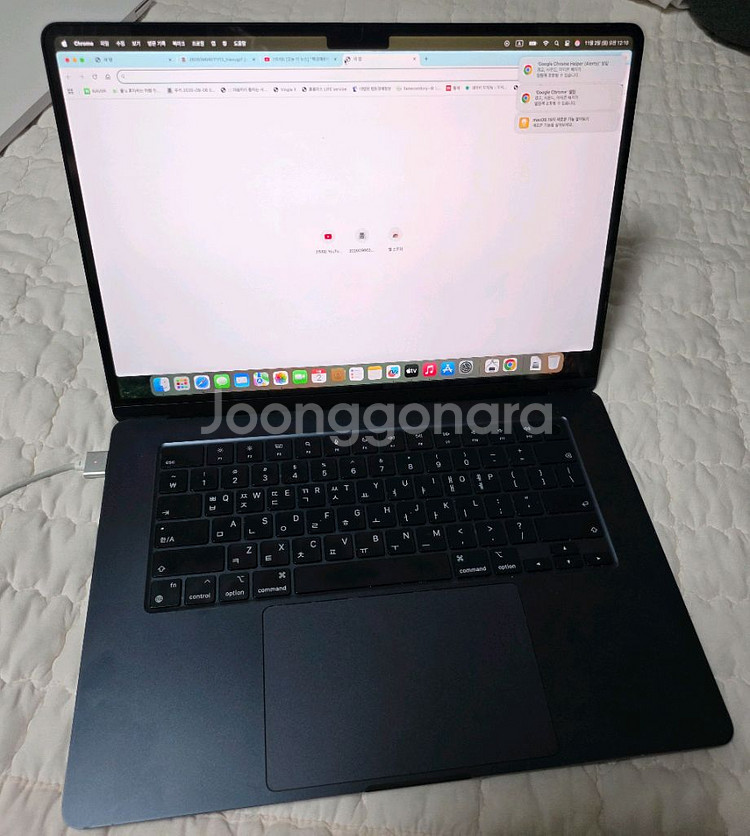 맥북 에어 M2 15인치 16기가 512--0
