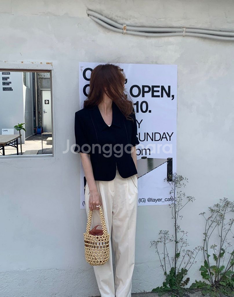 로라운 크림밴딩팬츠--0