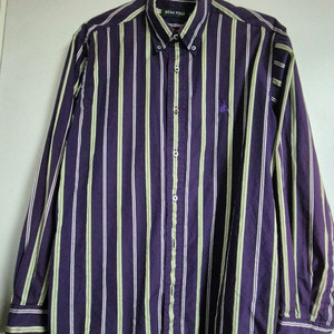 빈폴 퍼플 스트라이프 셔츠 95