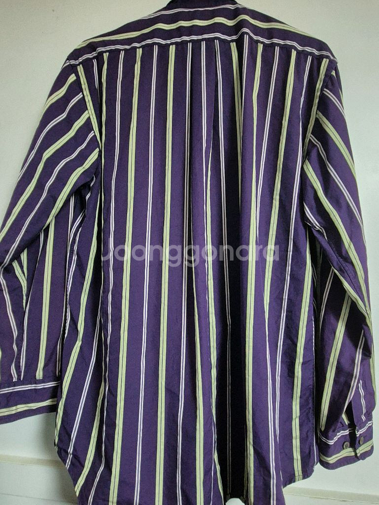 빈폴 퍼플 스트라이프 셔츠 95--2