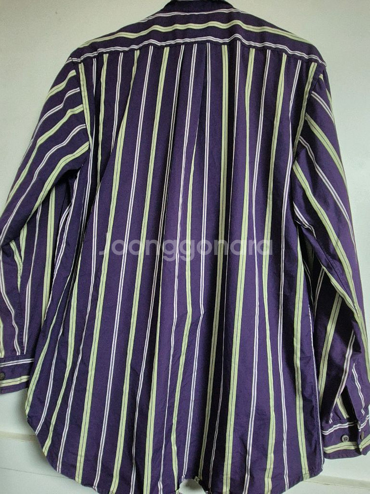 빈폴 퍼플 스트라이프 셔츠 95--3